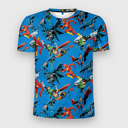 Мужская спорт-футболка Justice League / 3D-принт – фото 1