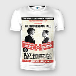 Мужская спорт-футболка The reichenbach fall
