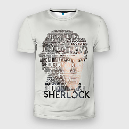 Мужская спорт-футболка Sherlock / 3D-принт – фото 1