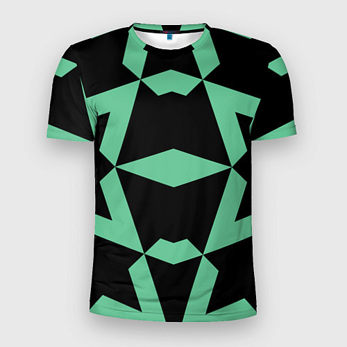 Мужская спорт-футболка Abstract zigzag pattern / 3D-принт – фото 1