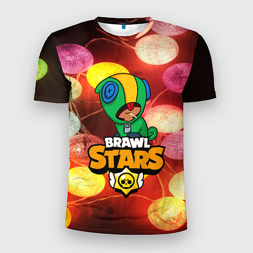 Мужская спорт-футболка BRAWL STARS НОВОГОДНИЙ / 3D-принт – фото 1
