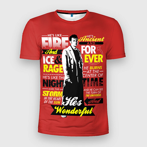 Мужская спорт-футболка Doctor Who / 3D-принт – фото 1