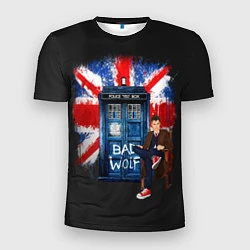 Мужская спорт-футболка Doctor Who: Bad Wolf