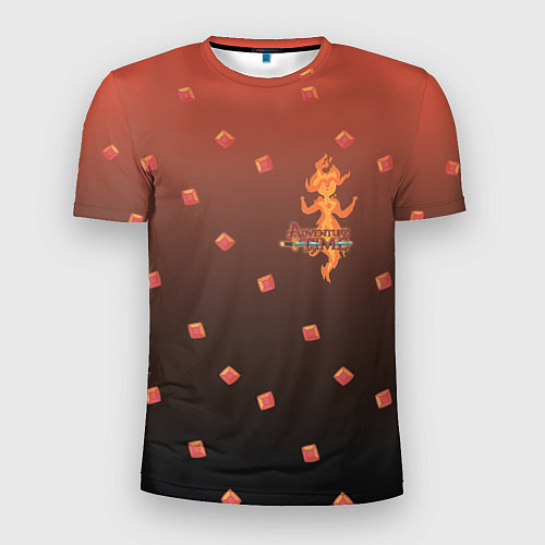 Мужская спорт-футболка Flame Princess / 3D-принт – фото 1