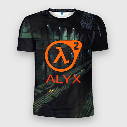 Мужская спорт-футболка Half-life 2 ALYX / 3D-принт – фото 1