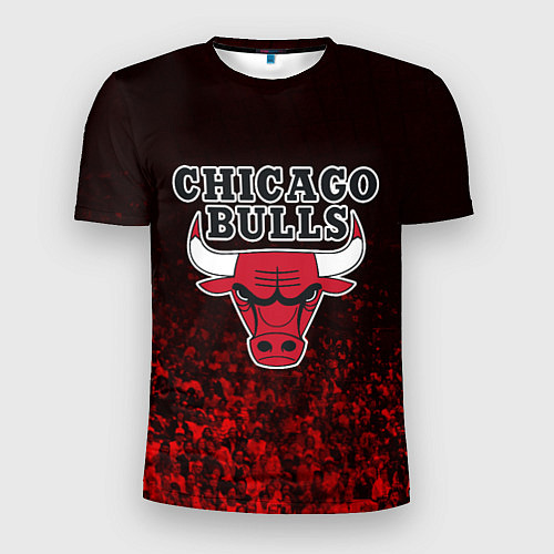 Мужская спорт-футболка CHICAGO BULLS / 3D-принт – фото 1