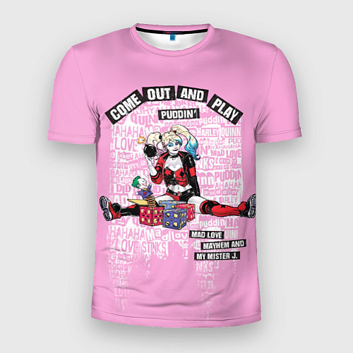 Мужская спорт-футболка Harley Quinn / 3D-принт – фото 1