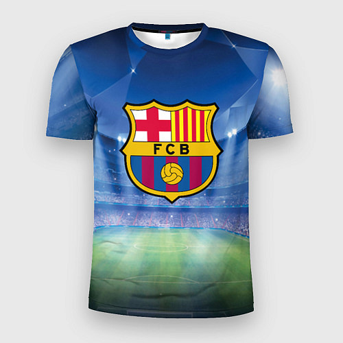 Мужская спорт-футболка FC Barcelona / 3D-принт – фото 1