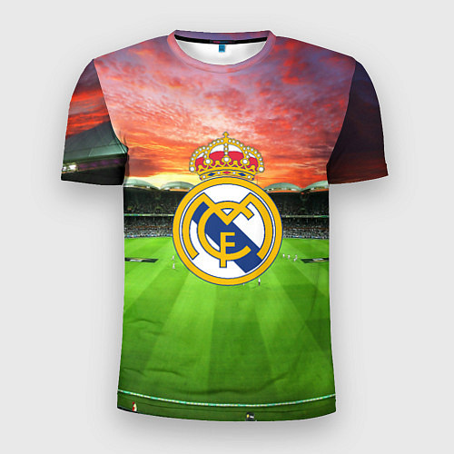Мужская спорт-футболка FC Real Madrid / 3D-принт – фото 1