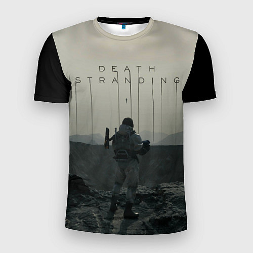 Мужская спорт-футболка Death stranding / 3D-принт – фото 1