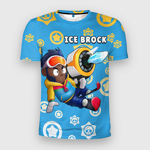 Мужская спорт-футболка Ice Brock / 3D-принт – фото 1