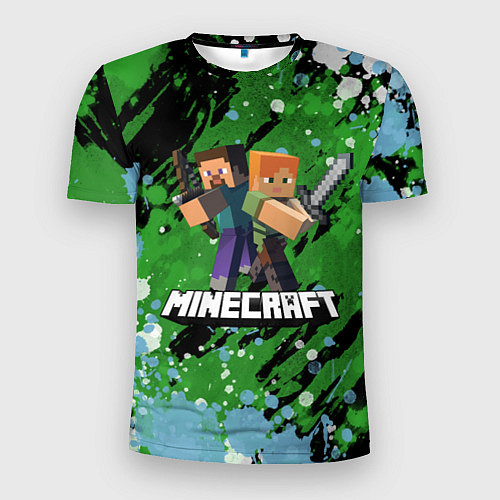 Мужская спорт-футболка Minecraft Майнкрафт / 3D-принт – фото 1