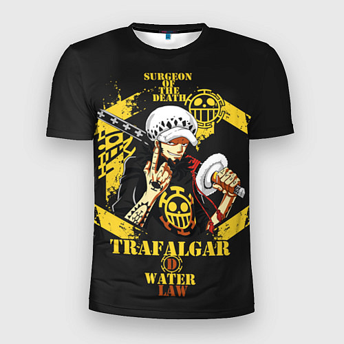 Мужская спорт-футболка One Piece Trafalgar Water / 3D-принт – фото 1