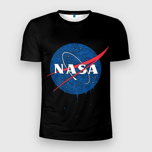 Мужская спорт-футболка NASA Краски / 3D-принт – фото 1