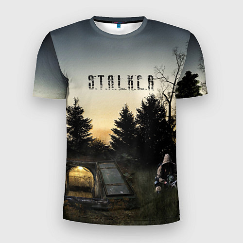 Мужская спорт-футболка СТАЛКЕР 1 / 3D-принт – фото 1