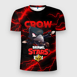 Футболка спортивная мужская BRAWL STARS CROW, цвет: 3D-принт