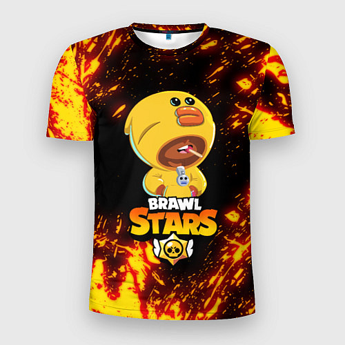 Мужская спорт-футболка BRAWL STARS SALLY LEON / 3D-принт – фото 1