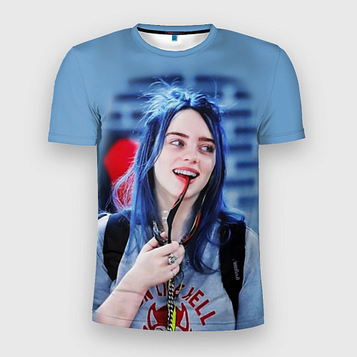 Мужская спорт-футболка BILLIE EILISH / 3D-принт – фото 1