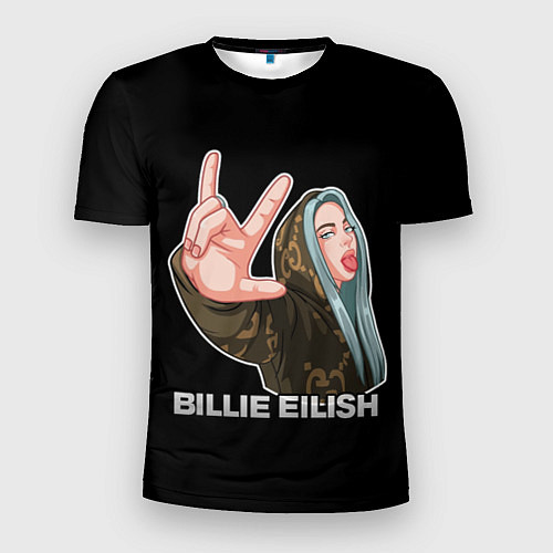 Мужская спорт-футболка BILLIE EILISH / 3D-принт – фото 1