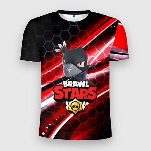 Мужская спорт-футболка BRAWL STARS CROW / 3D-принт – фото 1