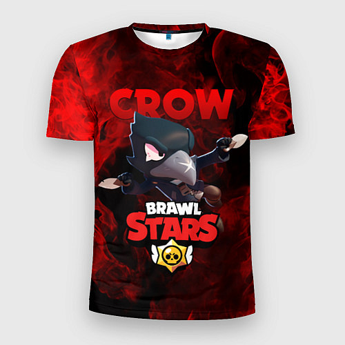 Мужская спорт-футболка BRAWL STARS CROW / 3D-принт – фото 1