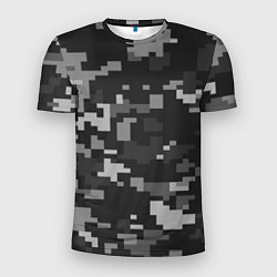 Мужская спорт-футболка Пиксельный камуфляж