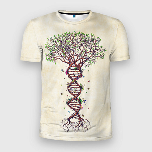 Мужская спорт-футболка Дерево жизни / 3D-принт – фото 1
