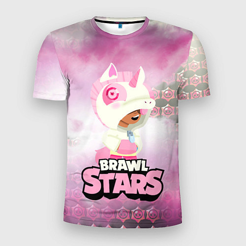 Мужская спорт-футболка Leon Unicorn Brawl Stars / 3D-принт – фото 1