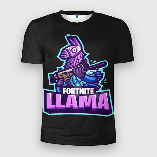 Мужская спорт-футболка Fortnite LLAMA / 3D-принт – фото 1