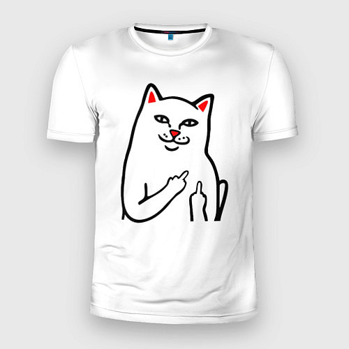 Мужская спорт-футболка Meme Cat / 3D-принт – фото 1