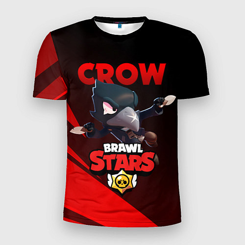 Мужская спорт-футболка BRAWL STARS CROW / 3D-принт – фото 1