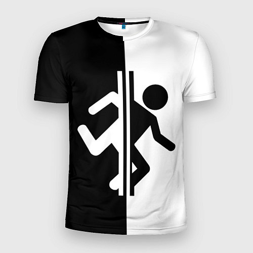 Мужская спорт-футболка PORTAL / 3D-принт – фото 1