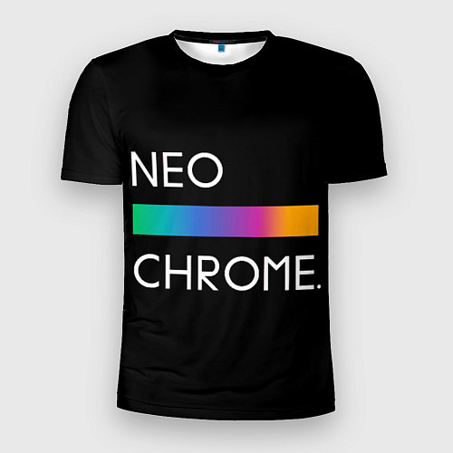 Мужская спорт-футболка NEO CHROME / 3D-принт – фото 1