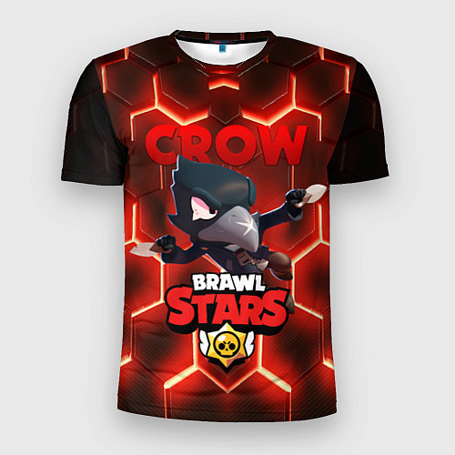 Мужская спорт-футболка BRAWL STARS CROW / 3D-принт – фото 1