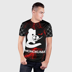 Футболка спортивная мужская MONOKUMA, цвет: 3D-принт — фото 2