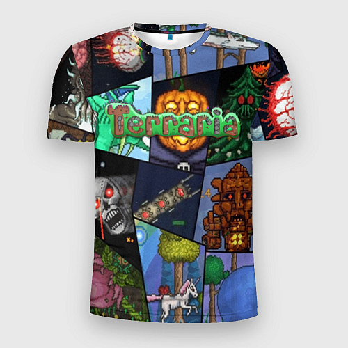 Мужская спорт-футболка Terraria / 3D-принт – фото 1