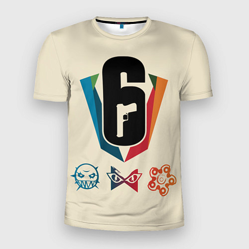 Мужская спорт-футболка Rainbow Six Siege / 3D-принт – фото 1