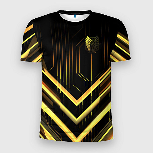 Мужская спорт-футболка Атака Титанов / 3D-принт – фото 1