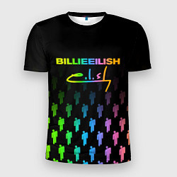 Футболка спортивная мужская BILLIE EILISH, цвет: 3D-принт