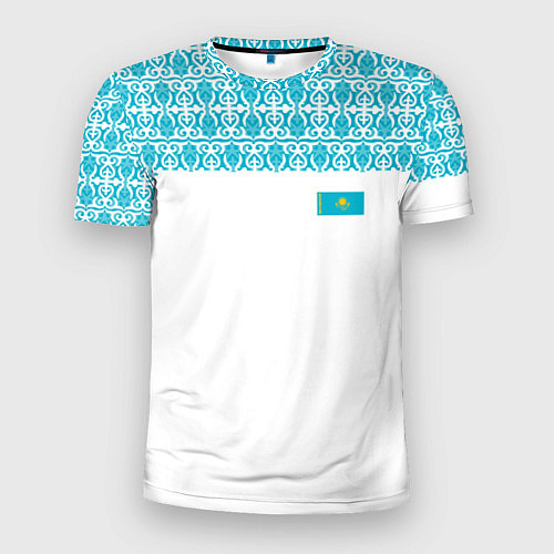 Мужская спорт-футболка Казахстан Форма / 3D-принт – фото 1