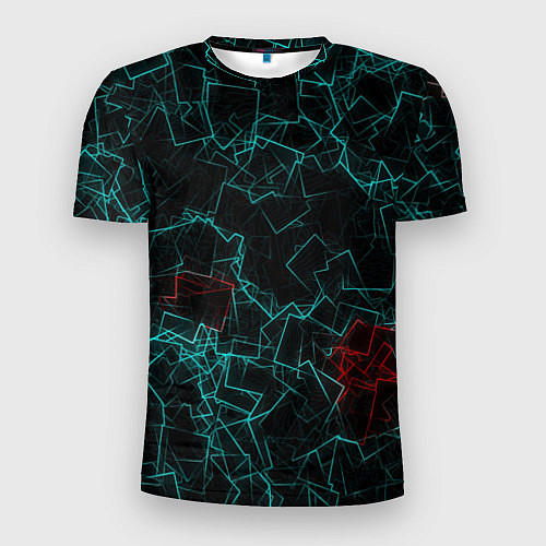 Мужская спорт-футболка Текстура / 3D-принт – фото 1