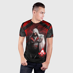 Футболка спортивная мужская Assasin's creed, цвет: 3D-принт — фото 2