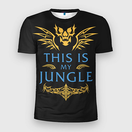 Мужская спорт-футболка This is my Jungle / 3D-принт – фото 1