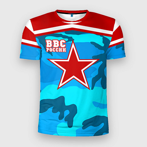 Мужская спорт-футболка ВВС России / 3D-принт – фото 1