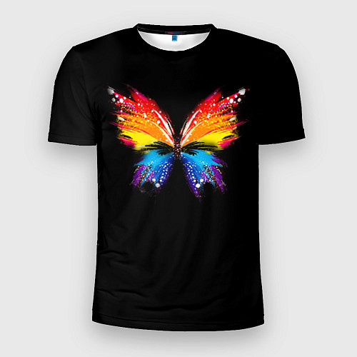 Мужская спорт-футболка Бабочка / 3D-принт – фото 1