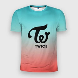 Футболка спортивная мужская TWICE, цвет: 3D-принт