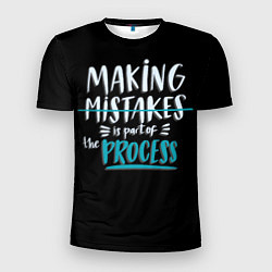 Мужская спорт-футболка Ошибки - часть прогресса