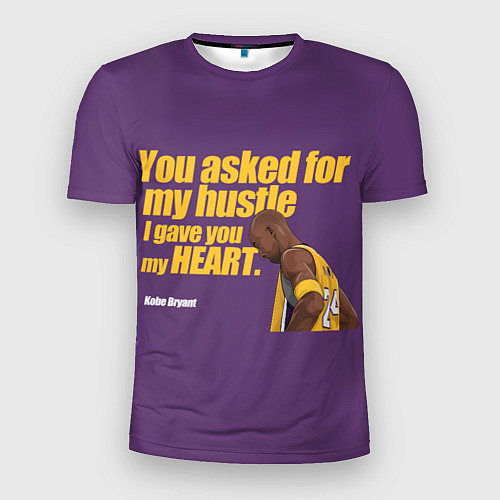 Мужская спорт-футболка Kobe Bryant / 3D-принт – фото 1