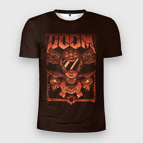Мужская спорт-футболка Doom / 3D-принт – фото 1