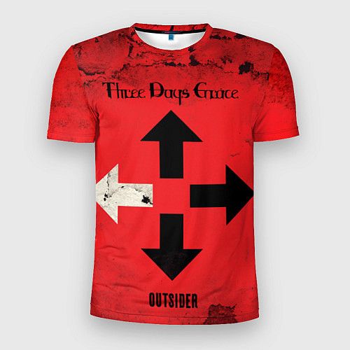 Мужская спорт-футболка Three Days Grace / 3D-принт – фото 1